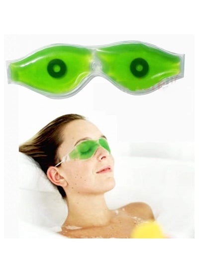 Buy Aloe Vera Cool Gel Eye Mask Green in UAE