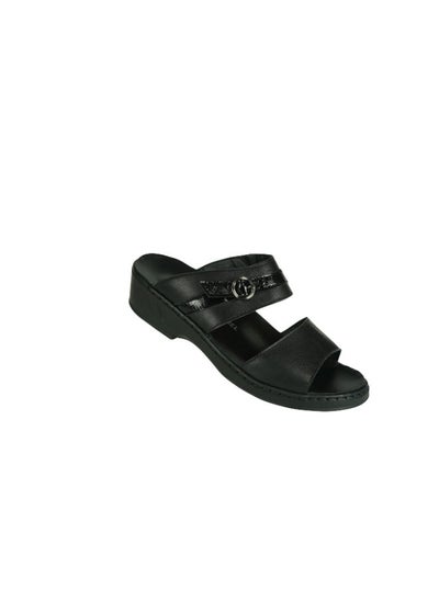 اشتري Josef Seibel Ladies Comfort Wedge Sandals 08830-AR50100 Black 36 في الامارات