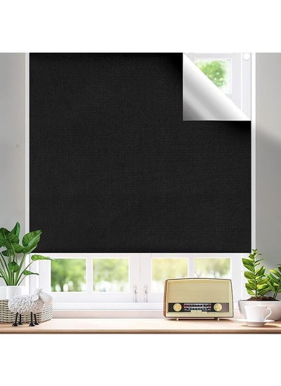 Buy Blackout Blind, Portable Blackout Blinds Stick on Window No Drill, Blackout Material Blinds Blackout Curtains for Bedroom Nursery Loft Travel Rv Car（ 100x145cm ） in Saudi Arabia