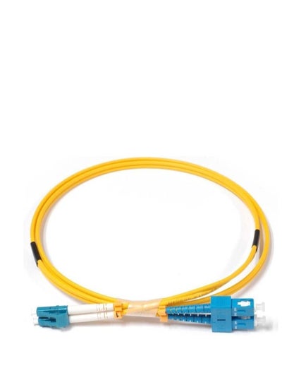 Buy Single mode Duplex 9/125 Fiber Optic Patch Cable LC-SC in UAE