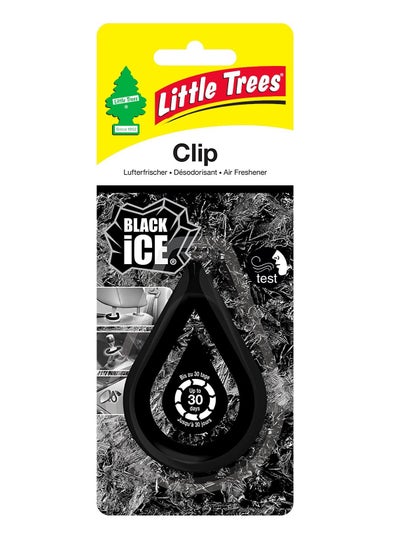 Buy Little Trees Clip Black Ice Air Freshener in UAE