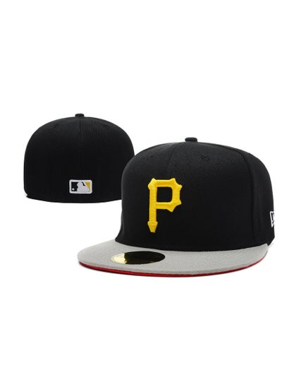 Buy NEW YORK  fashion Embroidered Fitted Baseball Team Cap with Closed Back for Sun Protection60.6cm in Saudi Arabia