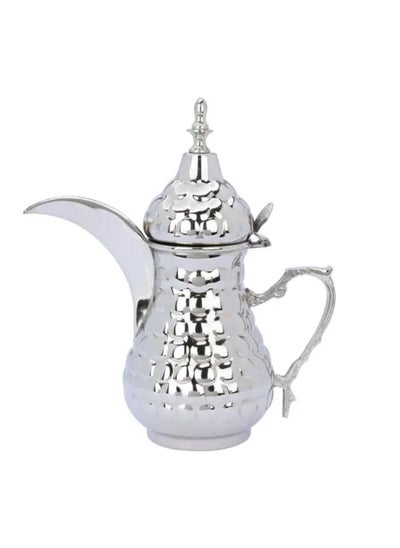 Buy Tarahib Dallah 3 Silver Copper Engraved Small Pomegranate in Saudi Arabia