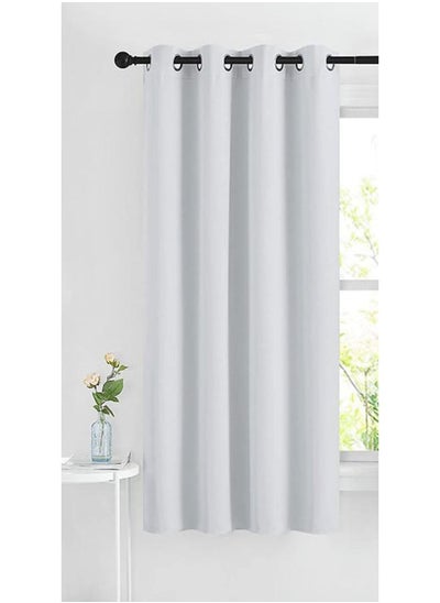 اشتري Blackout Room Darkening Grommet Curtains for Living Room/Bedroom (1 panel) - 132*160 cm في مصر