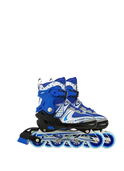 اشتري Aluminum-Alloy Adjustable Inline Skates, 70mm Wheels, Skating Shoe في الامارات