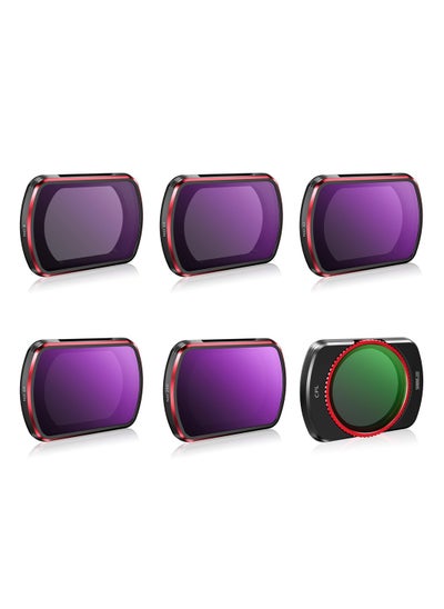 اشتري 6 Pack ND Filters for DJI Osmo Pocket 3 with CPL Magnetic Aluminum Version Enhance Your Creative Shots في الامارات