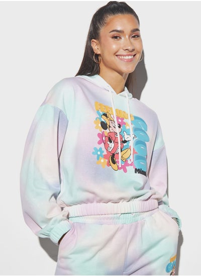 Buy Minnie Mouse Print Hoodie in Saudi Arabia