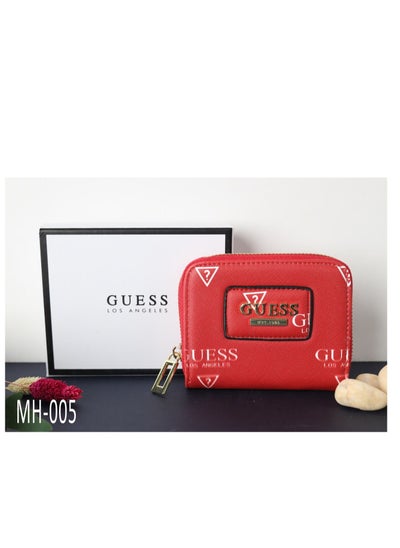 اشتري Laurel SLG Small Zip Around Wallet Red Print في السعودية