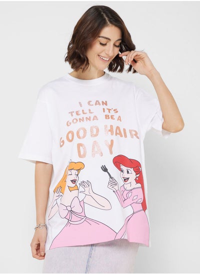 Buy Princess Oversize Graphic T-Shirt in UAE