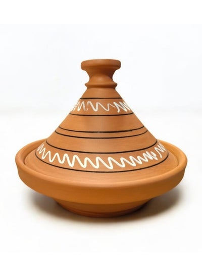 Buy Moroccan style pottery and porcelain bowl, size 21 cm in Egypt