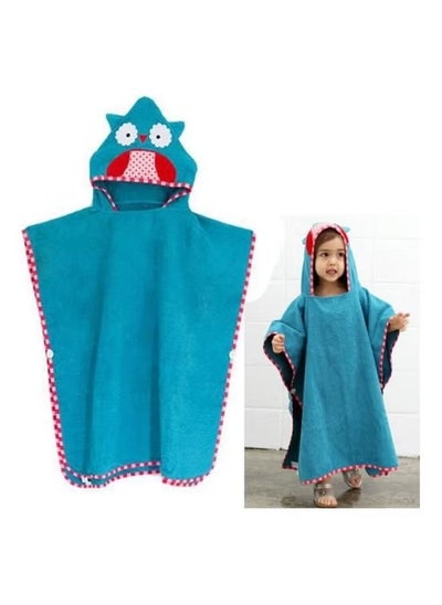 Buy ORiTi Cotton Printed Bathrobe With Hood in UAE