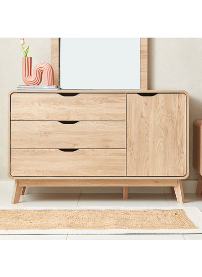 اشتري Nordica 3-Drawers Dresser Without Mirror 76x120x45 cm في الامارات