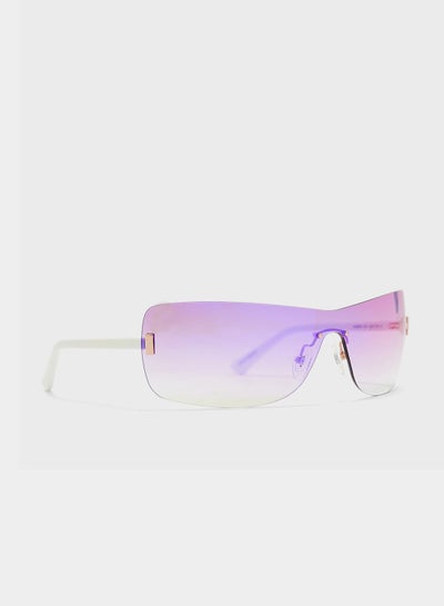 Buy Gradient Mirror Oversized Sunglasses in Saudi Arabia
