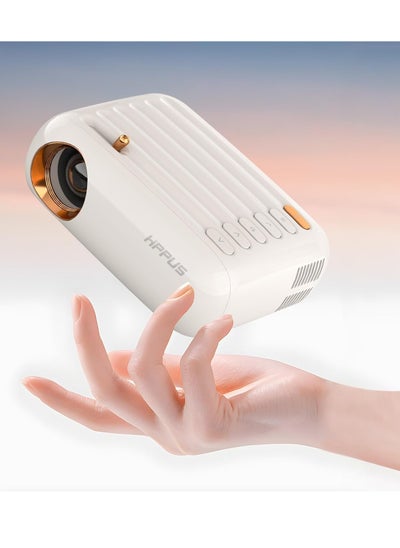 اشتري Mini Projector, Projector with 5G WiFi and Bluetooth, Portable Projector 1080P Supported 120ANSI, Bluetooth Movie Projector for Bedroom/Outdoor, Compatible with iOS/Android/Laptop/TV Stick/HDMI/PS5 في السعودية