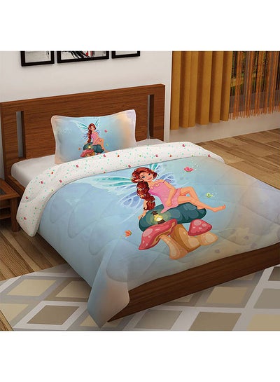 اشتري Caramel Digital Print-Kids Single Comforter Set All Season Ultra Soft Fluffy Lightweight Microfiber Bedding Set 240xW160cm في الامارات