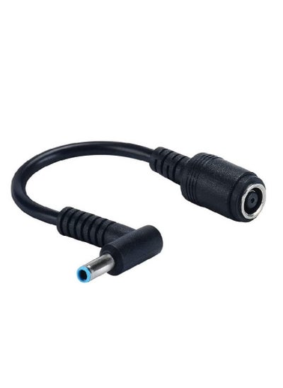 Buy NTECH Tip Adapter Converter Cable (7.4mm To 4.5mm)15cm Length For HP Stream Specter Pavilion Envy EliteBook Split Chromebook K0Q39AA (Black) in UAE