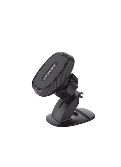 Buy Levore Universal Magnetic phone holder for windshield and dashboar|Black in Saudi Arabia