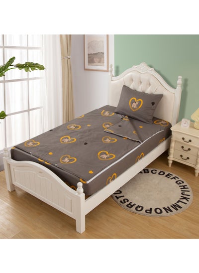 Buy Kids Cotton Comforter Set size 90x190 cm with Zipper in Saudi Arabia