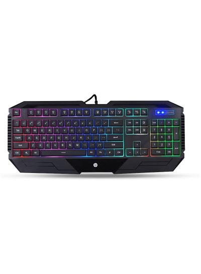 Buy HP K110 wired gaming keyboard with 4 colors with wonderful lighting effects in Egypt