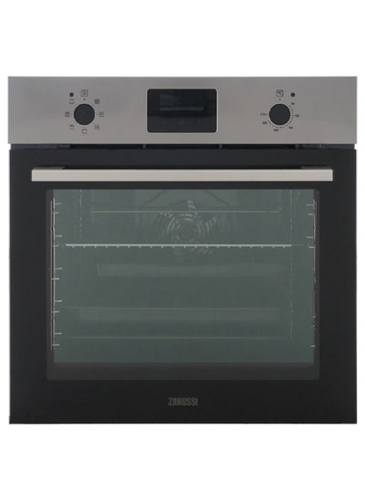 Buy Built In Electric Oven from Zanussi 60 Cm Grill Safety Stainless Steel Capacity 72 liter Electric Digital Control ZOHNX3X1A in Egypt