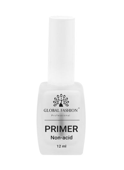 اشتري Global Fashion Non-Acid New Primer | Long-Lasting, Strengthens Nails | 12ml | Ideal for Thin, Weak, or Damaged Nails في الامارات