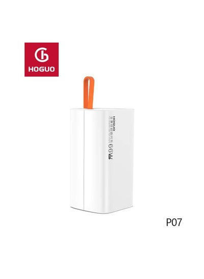 Buy Hoguo Power Bank Fast Charging 20000 MAh Capable of Charging 3 Devices at The Same Time Fully Compatible Flash Charging 66 Watts Digital Display in Saudi Arabia