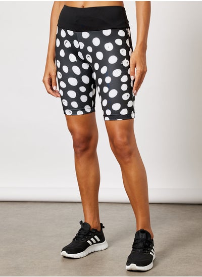 Buy Farm Print Training Biker Shorts in Saudi Arabia