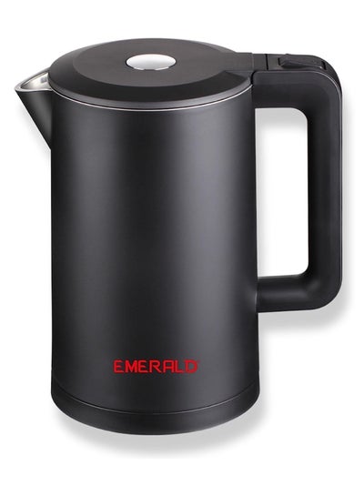 Buy EMERALD Cordless Electric Kettle, 2200W Power, 1.7L, with Auto Shut, 360-Degree Cord Design, Perfect for Warm Beverages EK781KG in UAE