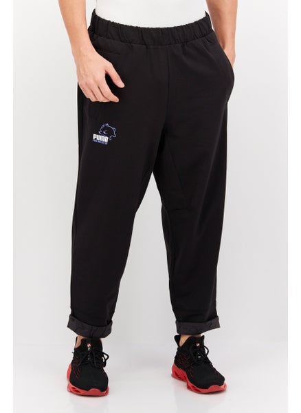 اشتري Men Sportswear Fit Training Track Pants, Black في الامارات