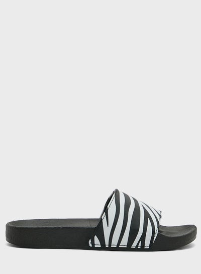 Buy Brave Soul For Seventy Five Zebra Print Sandals in Saudi Arabia