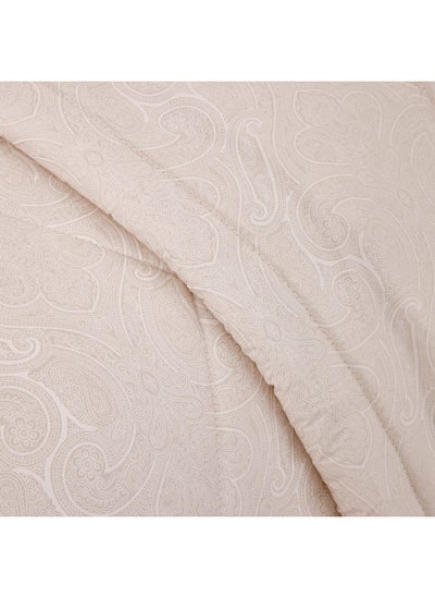 اشتري Paisley Queen-Sized Comforter, Peach - 230X220 Cm في الامارات