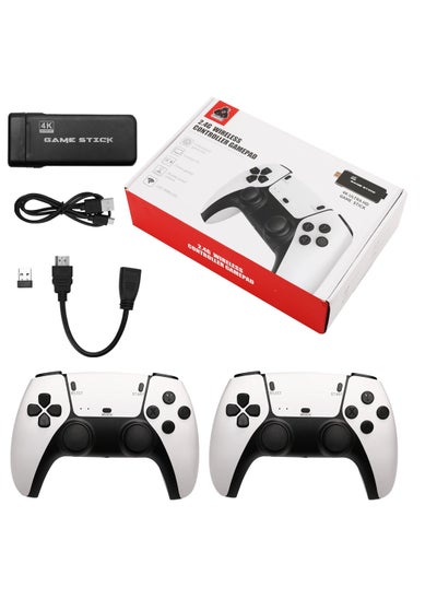 اشتري Game 2.4G Wireless Controller GamePad 4K Ultra HD Game Stick Classic Built in 20000+ Games 4K High Definition HDMI Output for TV في الامارات