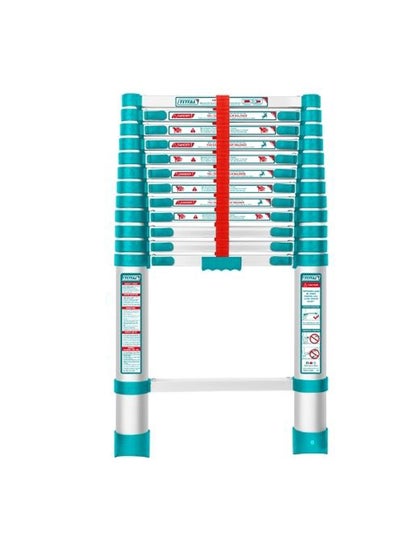 Buy Total Telescopic Ladder 12 Steps Aluminum  Load 150 Kg Thlad08121 in Egypt