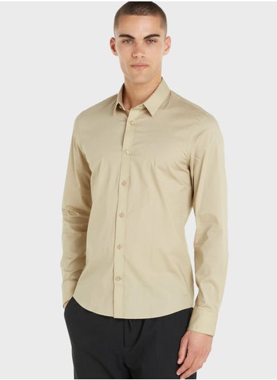 Buy Essential Poplin Slim Fit Shirt in Saudi Arabia