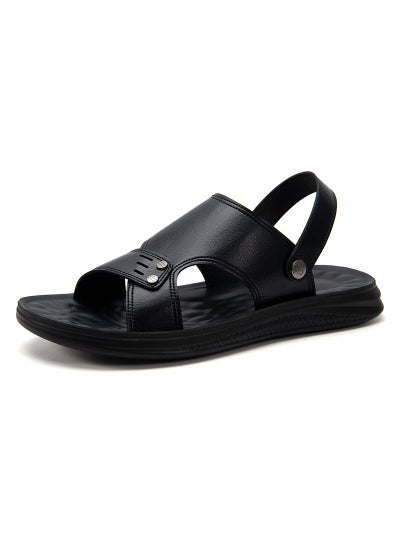 اشتري Men's Casual Sandals For Men Leather Summer Beach For Men في السعودية