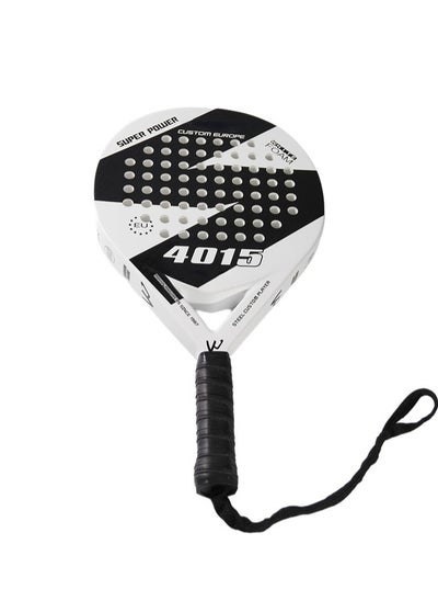 Buy Padel Racket-Carbon Fiber Light EVA Core Memory Foam Paddle Racquet For Sport Exercise Workouts Entertainment in Saudi Arabia