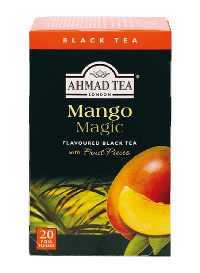 اشتري عبوة شاي أسود مانجو ماجيك تحتوي على 20 كيساً 40غرام في الامارات