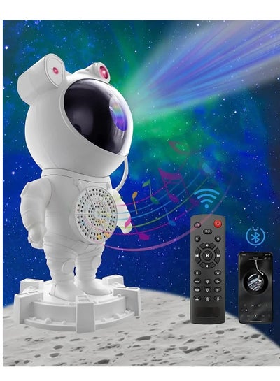 اشتري Star Night Light Projector, Music Bluetooth Speaker, Spaceman Astronaut Galaxy,Timer, Remote Control,360°Rotation Head, Nebula Starry Sky Moon Multi-Projection,Sleeping Lamp,Game Room Gift في الامارات