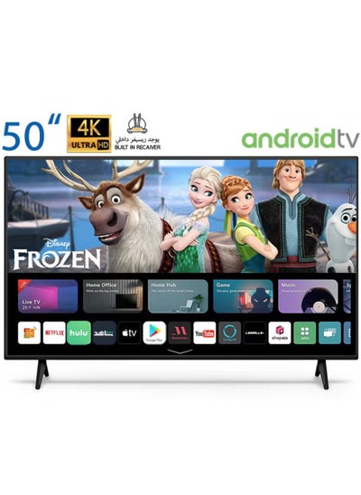 Buy 50-Inch Ultra HD 4K Smart ( Android 0.13 ) Television with Wallmount and Built_in Receiver in Saudi Arabia