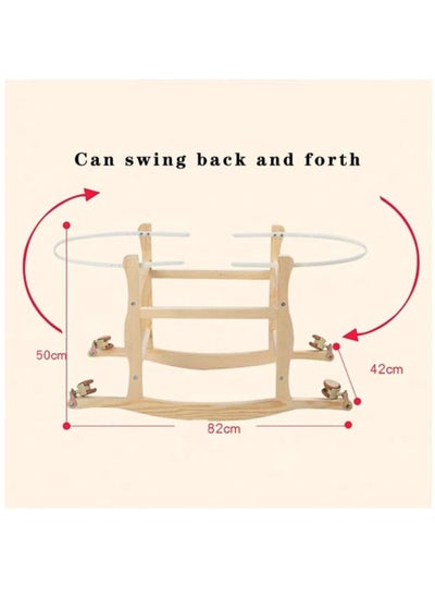 Buy Rocking Moses Basket Stand With Wheels in Saudi Arabia