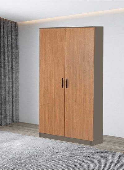 Buy Wooden wardrobe 2 doors 80*200 cm in Saudi Arabia