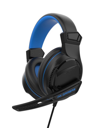 Buy GX100 Over Ear Wired Gaming Headphones for PS4 / PS5 / XBox / Switch / PC - Black in Saudi Arabia