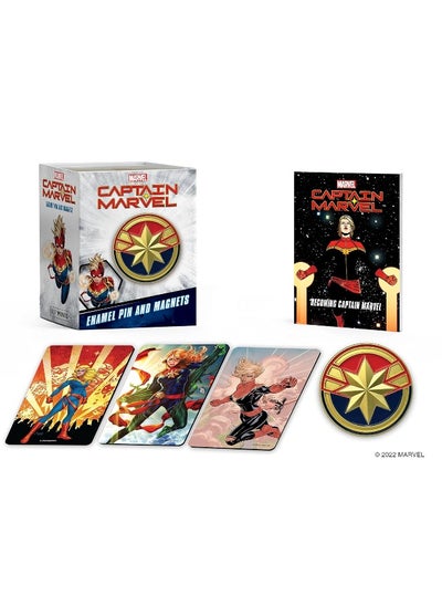 Buy Marvel: Captain Marvel Enamel Pin and Magnets in UAE