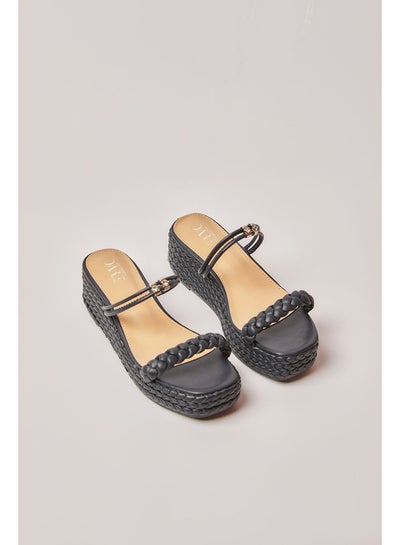 Buy Fancy Ankle Strap Braided Wedges in Egypt
