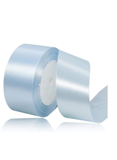 اشتري Powder Blue Satin Ribbon 38mm x 25yd Fabric Polyester Ribbon for Gift Wrapping Party Favors Wedding Decorations Bow Making Bouquets Sewing Projects & Craft Supplies في الامارات