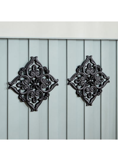 اشتري Zoya 2-Piece Square Wall Panel Set 40 x 2 x 40 cm في السعودية