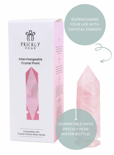 Buy Rose Quartz Individual Interchangeable Crystal Point in UAE
