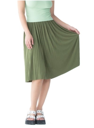 اشتري Skirt - Khaki في الامارات