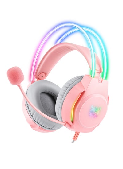 Buy X26 RGB Wired Gaming Headset Earbud Gaming Headphones in Saudi Arabia