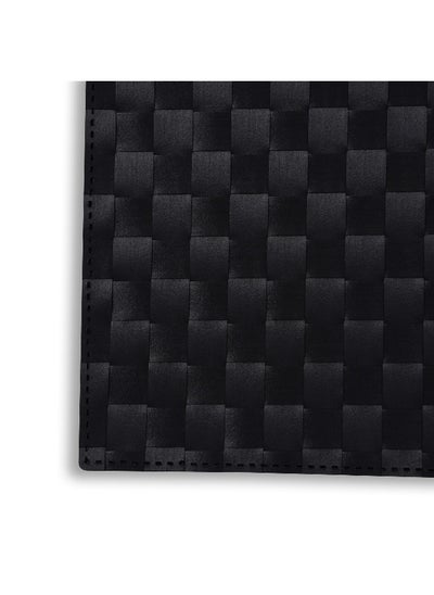 اشتري Brooks 4-Piece Woven Placemat Set 30X45Cm - Black في الامارات